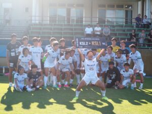 OsakaCitySCが関西サッカーリーグDivision 2優勝と昇格決定
