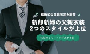 結婚式の父親衣装の記憶は礼服37.8％とモーニング32.9％が上位に LIN調査