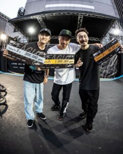 マイナビBMXリーグ札幌大会のFLATLAND PROで佐々木元選手が初代王者に