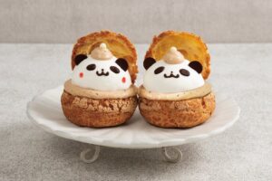 椿屋珈琲とダッキーダックでロイヤルミルクティーのパンダシュークリームが9月16日発売へ