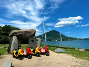 レンタルバイクの島ライダーが広島県の向島店を拡大リニューアル移転オープン