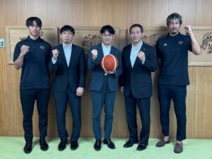 バンビシャス奈良が山下真奈良県知事を表敬訪問 新シーズン開幕に向け意気込み語る