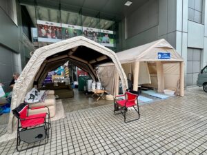 お台場BOSAI DAY 2026でcoodyがスリーエスの浄水・入浴システム展示に協力