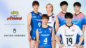 ユナイテッドアローズ、東レアローズ静岡と滋賀の公式ユニフォームをデザイン