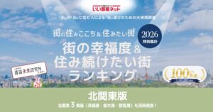 群馬県の街の幸福度と住み続けたい街ランキング2026、吉岡町が連続1位を獲得