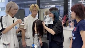 高山美容専門学校の1年生が恋’s CONTESTに初参加 プロとタッグ組み本選目指す