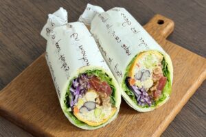 サラダカフェ、阪急百貨店うめだ本店で具材豊かなラップサンド5品を発売へ