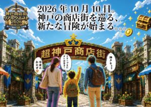 神戸市商店街連合会、市内42商店街を巡るデジタルスタンプラリーを10月から開催へ