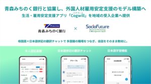 SocioFutureと青森みちのく銀行 外国人材の生活・雇用安定支援で協業開始
