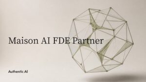 AuthenticAI、Maison AI導入企業向け現場支援サービスを開始