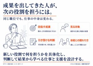 リクエスト、役割転換を支える実践報告書PDFと図解7枚を無料公開