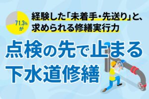 セイスイ工業、下水道修繕ギャップ解消へ提言 自治体調査で7割超が先送り経験