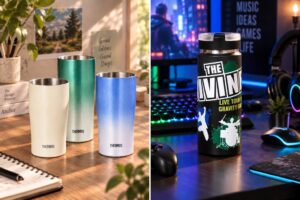 オリジナルプリント.jpが炭酸対応ボトルとTHERMOSタンブラーを発売