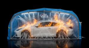 TCL、車両火災対策のFIRE SHOKA DOMEを展示会で初公開へ