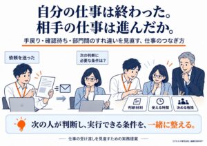 リクエスト、仕事のつなぎ方を見直す図解版と報告書PDFを無料公開