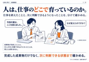 リクエスト、実務解説書 人は、仕事のどこで育っているのか。を公開