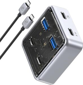 ORICOが最大10Gbps転送対応の4-in-1 USB-Cハブを発表