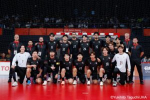 アジア競技大会男子ハンドボール日本代表彗星JAPANが中国に31-27で勝利