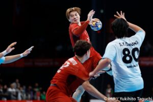 ハンドボール男子日本代表の蔦谷大雅選手が国際試合通算100得点を達成