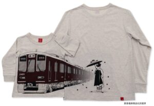 OJICOから阪急電車2300系準特急をモチーフにした新作長袖Tシャツが登場へ