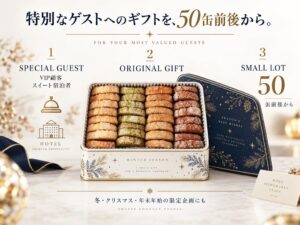 セレヴェイユ・コンドウがホテルVIP向け焼き菓子ギフトの小ロット企画を提案