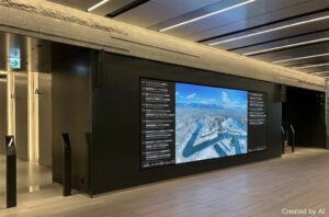 NTT都市開発など5社、アーバンネット札幌リンクタワーで生成AIアート実証放映へ
