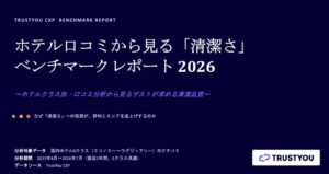 TrustYou、国内ホテルの清潔さに関する口コミ分析レポートを公開