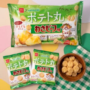 おやつカンパニーがわさビーフとコラボしたポテト丸を2026年9月28日に発売へ