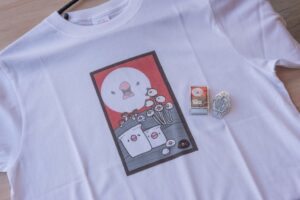 ことりすまいるカフェがさくらたんぽぽとのコラボ文鳥グッズを発売