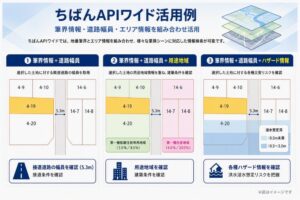 GEOSPACE 地番地図の提供エリア拡大 ちばんAPIワイドで道路幅員データ提供開始