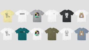 pTa.shopが室木おすしのアートワークを用いた新作Tシャツ全6種を発売