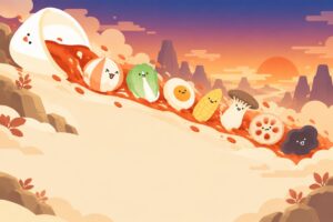 僕と私と株式会社、麻辣湯専門店転転麻辣湯の公式ブラウザゲームを公開