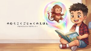 プロタゴニストラボラトリーが知育絵本ことばざるのコッキー第1作を発売