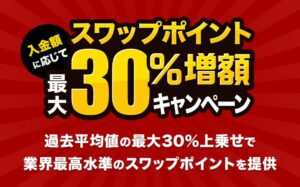 外為どっとコム、スワップポイント最大30％増額キャンペーンを9月28日より実施へ