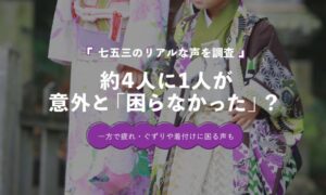 七五三当日に特に困ったことなしが23.6％、LINが経験者89名に調査