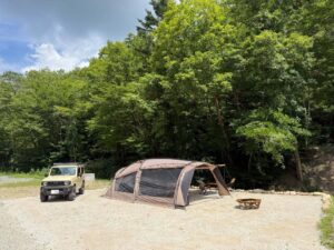 福島県川内村に林間キャンプ場Seserabi camp forestが開業