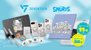 caseplay、SEVENTEENとスマーフのコラボケースを2026年9月発売へ