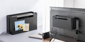 サンワサプライ、VESA対応のスチール製ケーブルボックス2サイズを発売