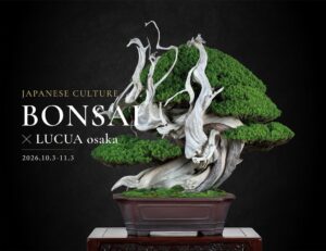 ルクア大阪で盆栽イベントが2026年10月3日から開催へ ワークショップも実施