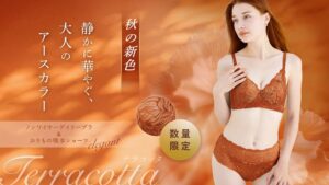 momofulのおりもの吸水ショーツとブラに限定秋カラーのテラコッタが登場へ