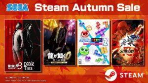 セガが一部PCタイトル対象のSteam Autumn Saleを開催中