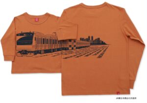 OJICOの中央線E233系長袖Tシャツ、10月5日からエキュート立川等で先行販売へ