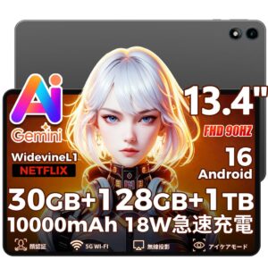 RebotAi、13.4型タブレットAF13AIRを9月29日に発売へ
