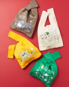 伊藤園のお～いお茶景品ニットトートバッグのデザインをOJICOが担当