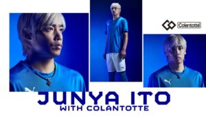 コラントッテがサッカー伊東純也選手の新動画と応援サイトを10月5日より公開へ