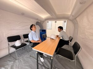 ワン・ステップ、現場用クール休憩所をどこでも冷えゾーンに名称変更へ
