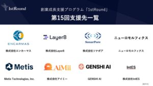 東大IPC、1stRound第15回支援先を決定 茨城大とNIMSが新たに参画