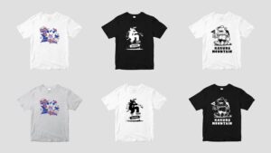 ICE、pTa.shopでイラストレーターのサトウリョウタロウ氏のTシャツを発売