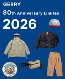 GERRYが生誕80周年限定コレクションを10月6日に発売 ビンテージウェアの進呈も