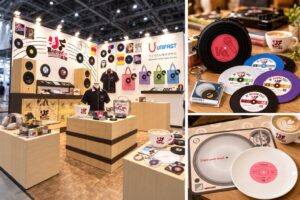 ユニファースト、レコードカフェ世界観のグッズ開発　販促EXPOで初披露へ